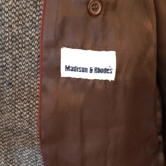 Vintage MADISON RHODES Wool Tweed Jacket - Picture 13 of 14